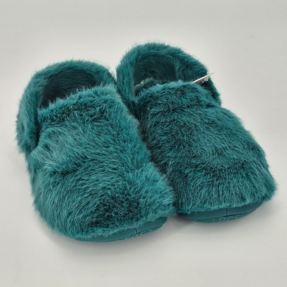 Crocs Classic Cozzzy Luxe Slipper Adult Women's Size 7 Hosta Turquoise Teal - Picture 16 of 16